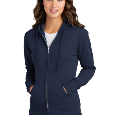 Women's Core Fleece Full Zip Hooded Sweatshirt Thumbnail